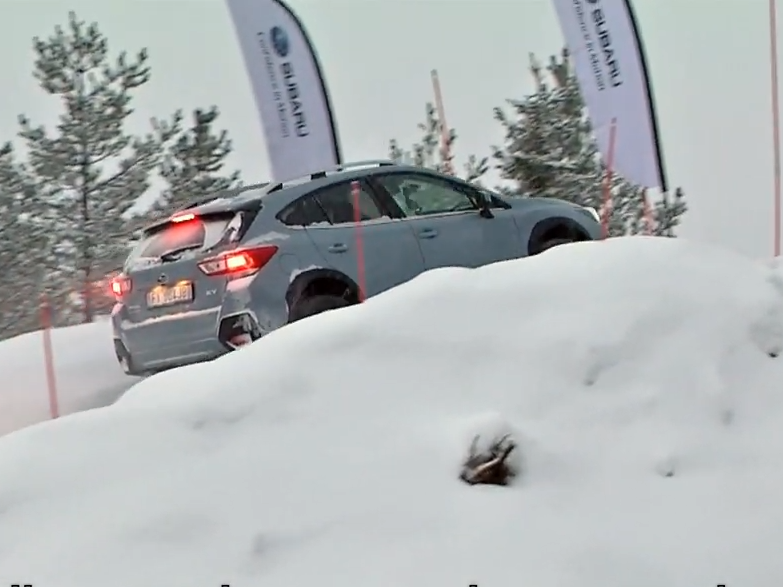 Wat maakt een Subaru een subaru-test in sneeuw